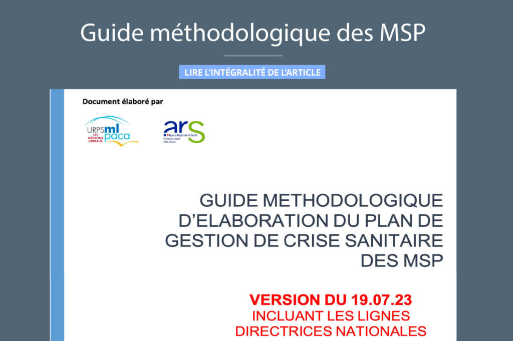Guide méthodologique d’élaboration du plan de gestion de crise